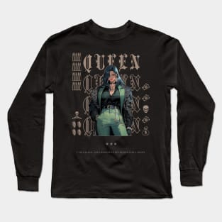 Anime Mafia Girl | QUEEN Long Sleeve T-Shirt